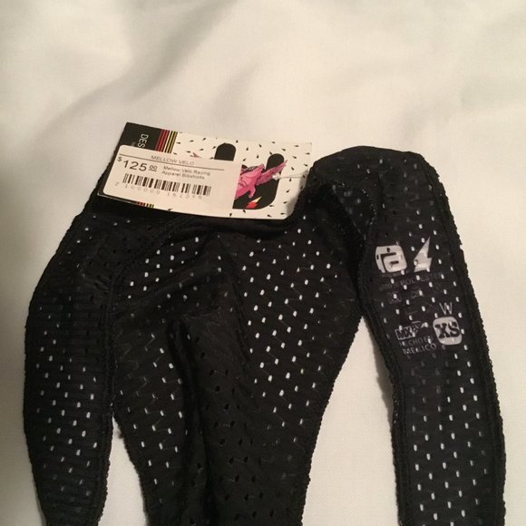 Mellow Velo Racing Apparel Woman's Racing Bibs Black Size XS NWT - Picture 2 of 4